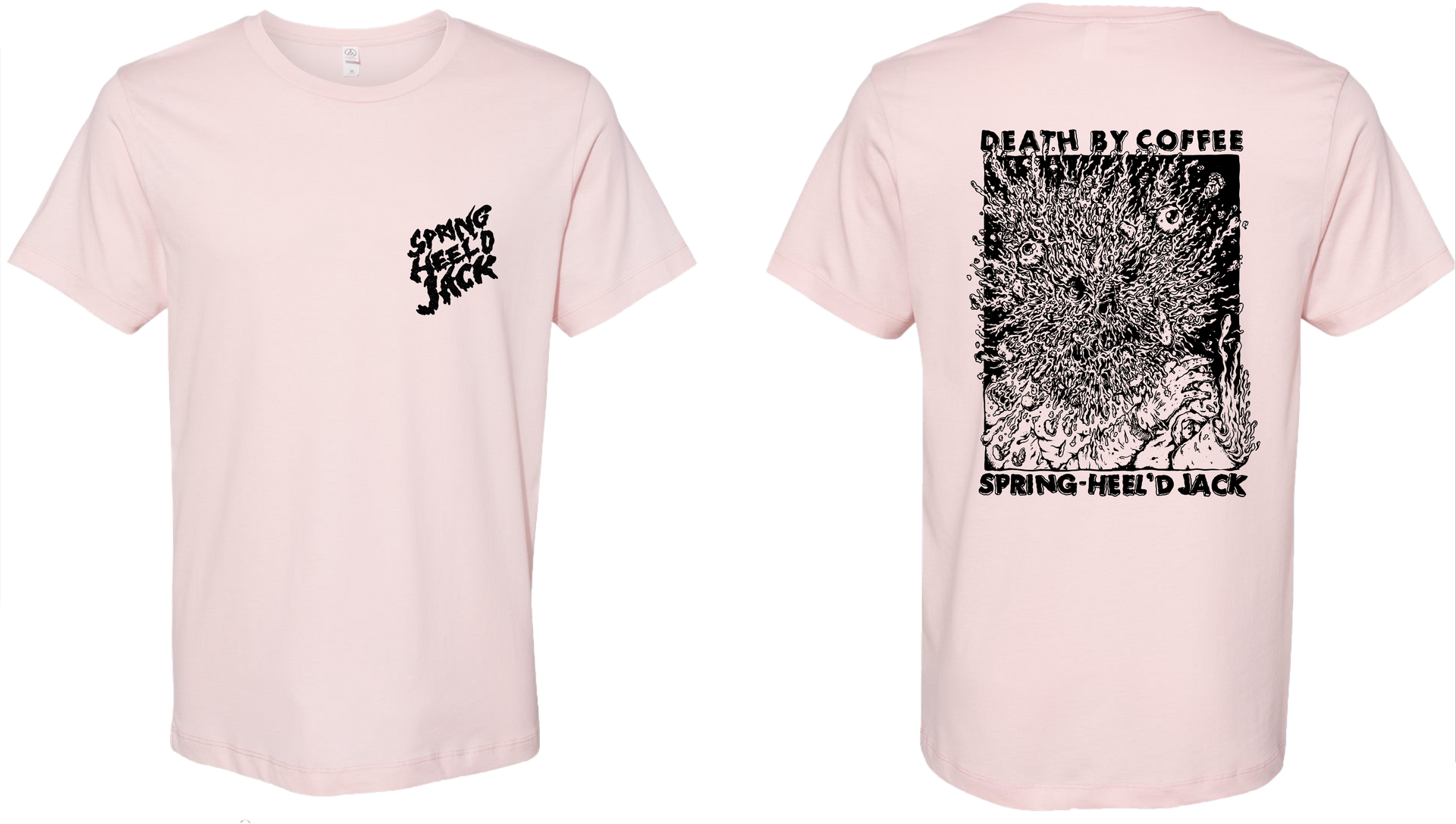 DEATH BY COFFEE T-shirt – Spring-Heel'd Jack Coffee